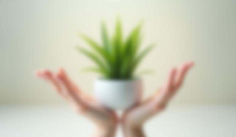 Handen vrij die plantenverzorging automatiseren, symbool voor efficiëntie